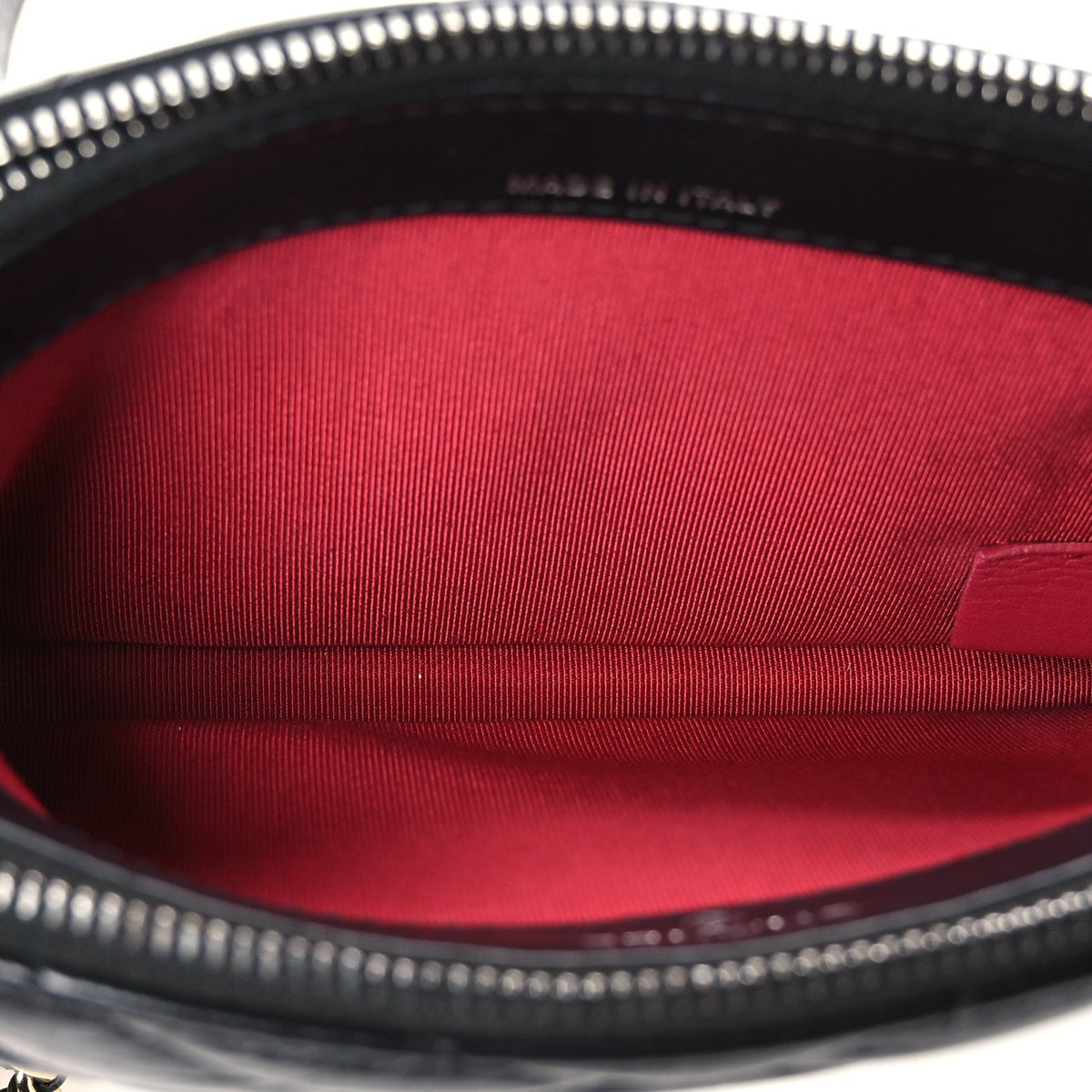 Small Quilted Calfskin Clutch Bag - Black