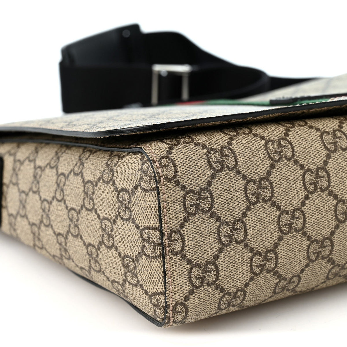 Flap Shoulder Bag - Black