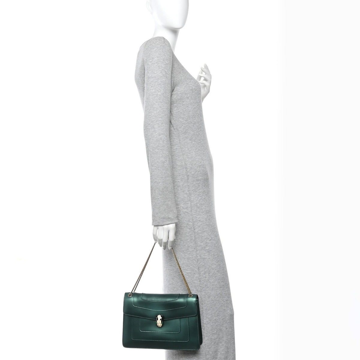 Calfskin Shoulder Bag - Green