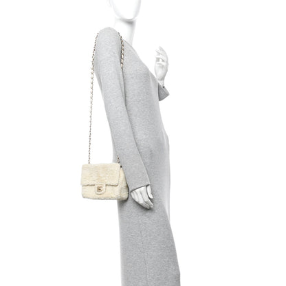 Small Flap Shoulder Bag - White