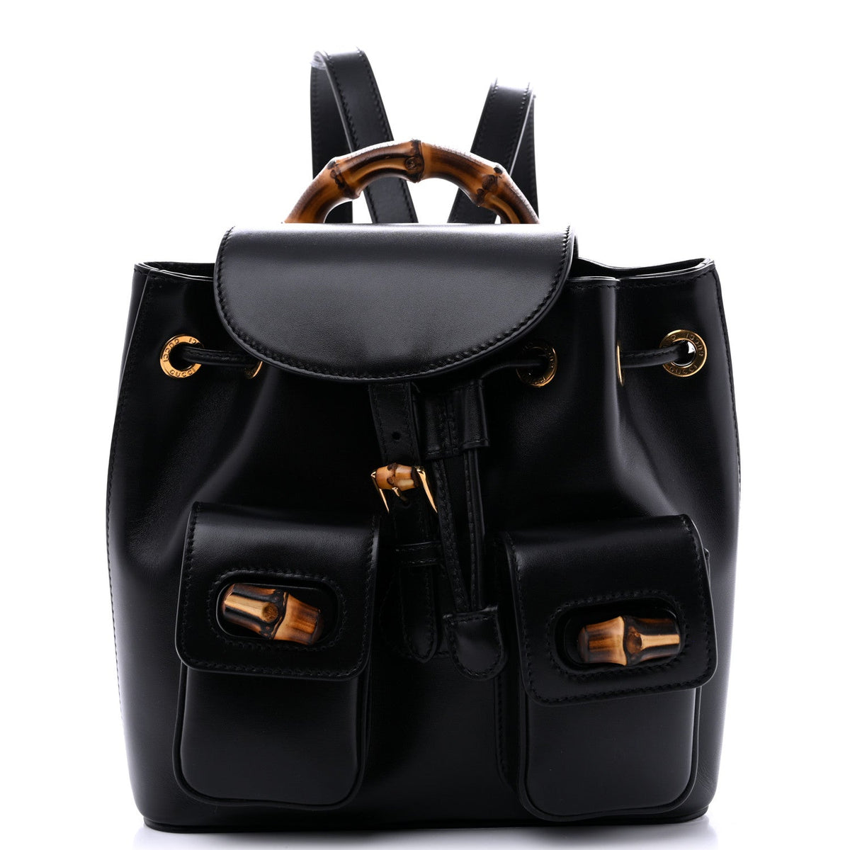 Calfskin Backpack - Black