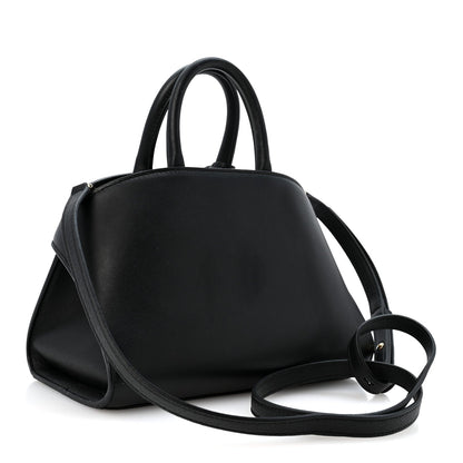 Mini Calfskin Handbag - Black