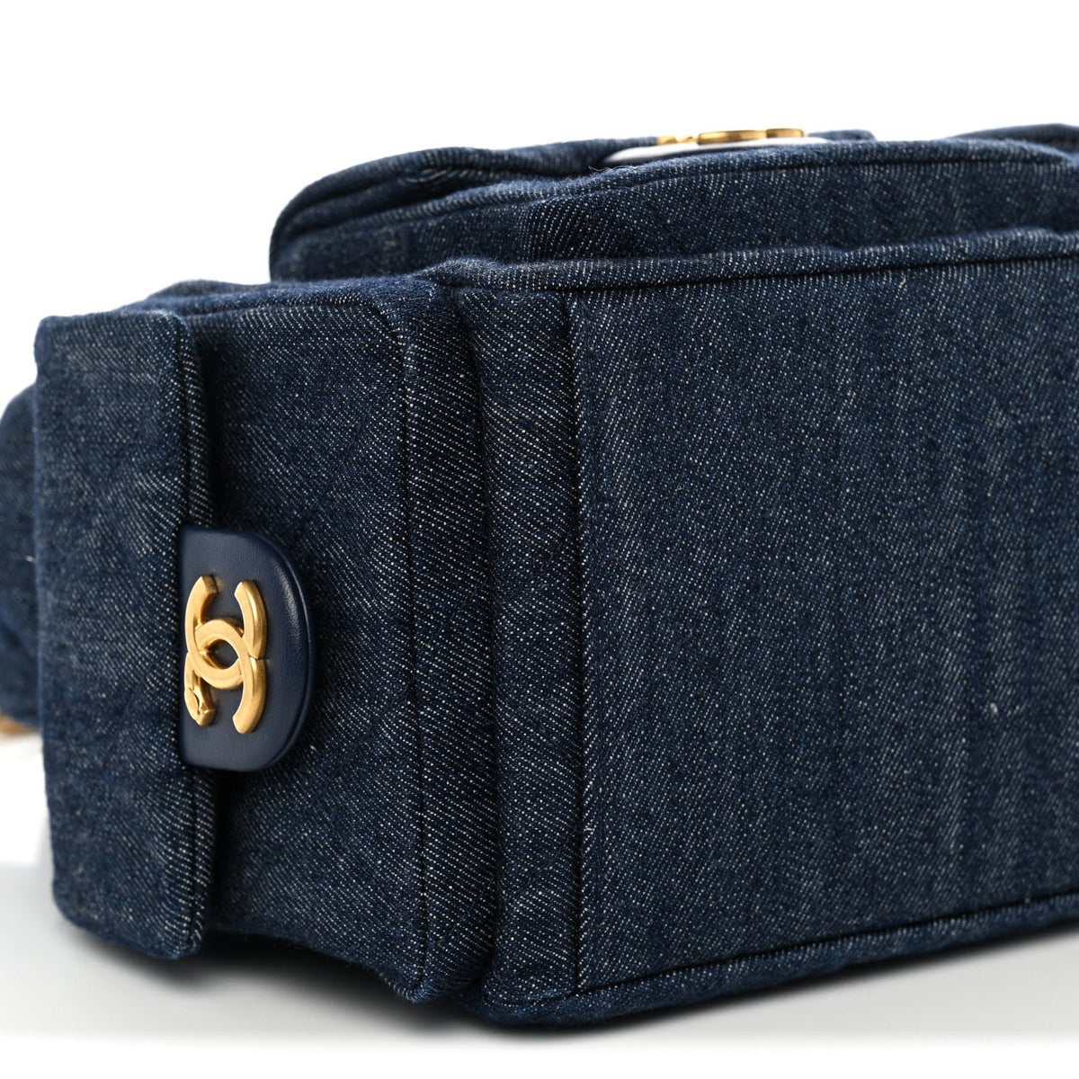 Maxi Quilted Hobo Bag - Blue