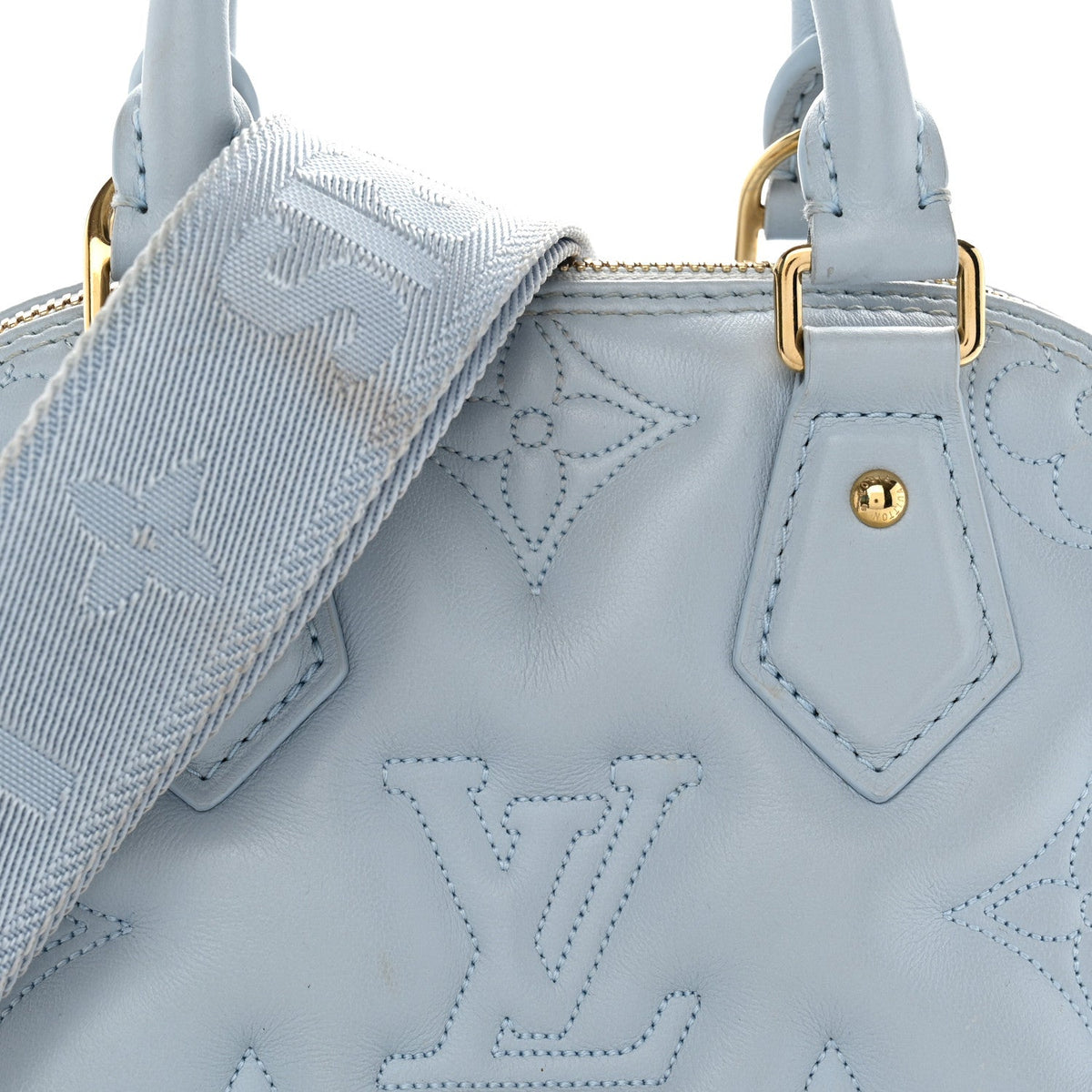 Calfskin Handbag - Blue
