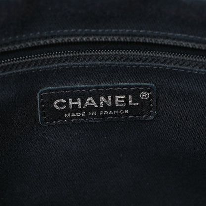 Quilted Calfskin Tote Bag - Black