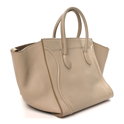 Medium Calfskin Travel Bag - Beige
