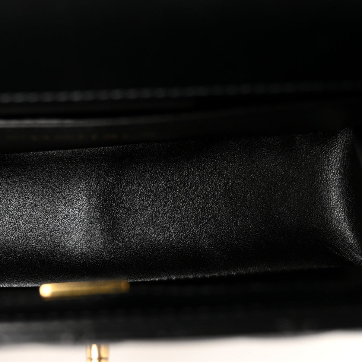 Quilted Calfskin Flap Shoulder Bag - Black
