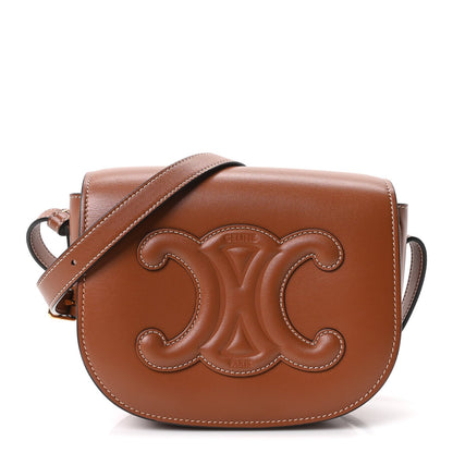 Calfskin Crossbody Bag - Tan