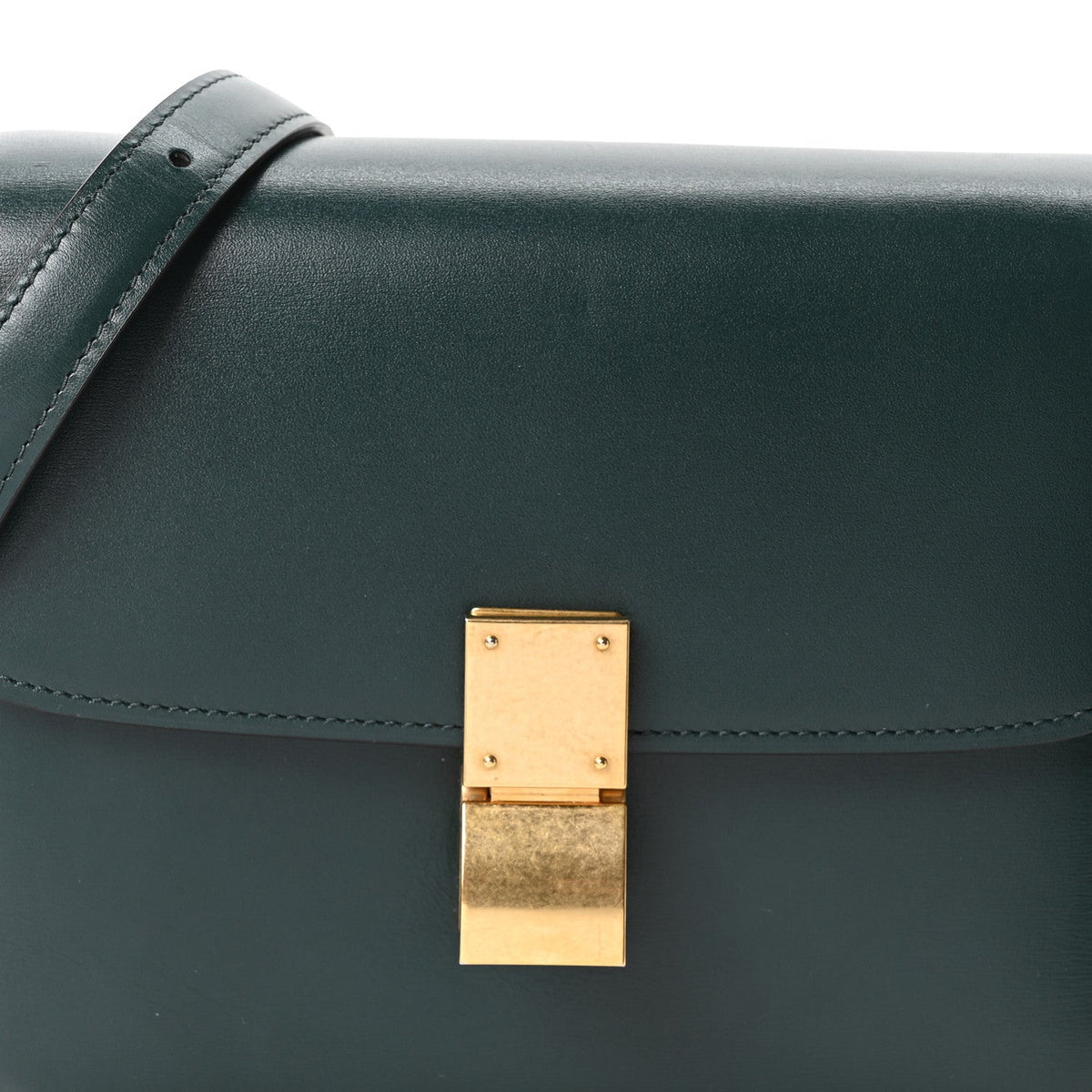 Calfskin Flap Shoulder Bag