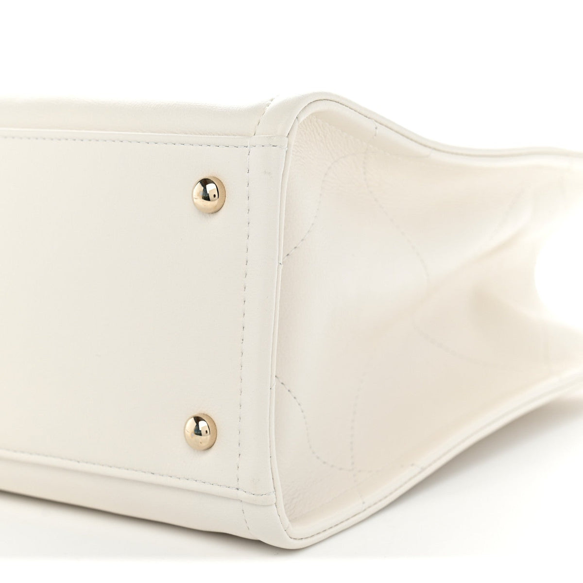Calfskin Tote Bag - White