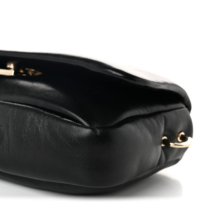 Mini Lambskin Shoulder Bag - White