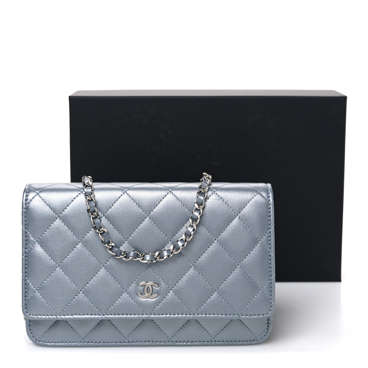 Quilted Lambskin Wallet Bag