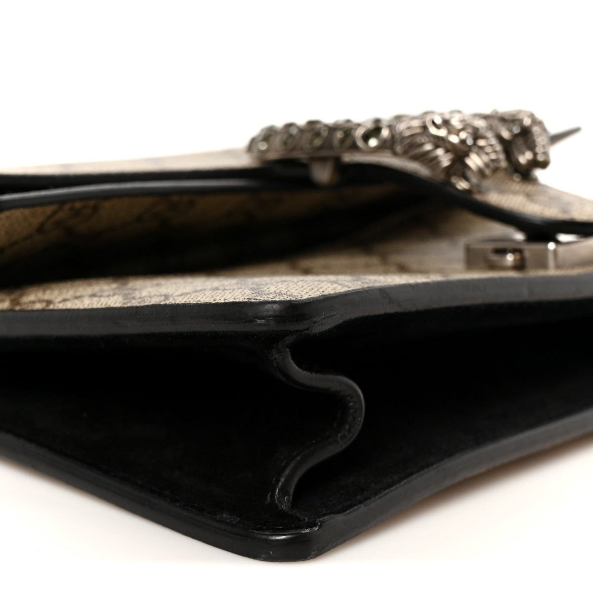 Small Suede Shoulder Bag - Beige