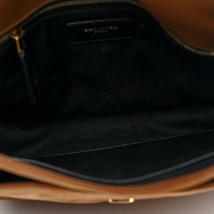 Medium Suede Satchel Bag