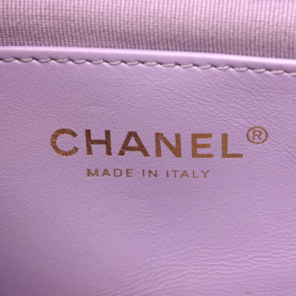 Mini Quilted Caviar Flap Shoulder Bag - Purple