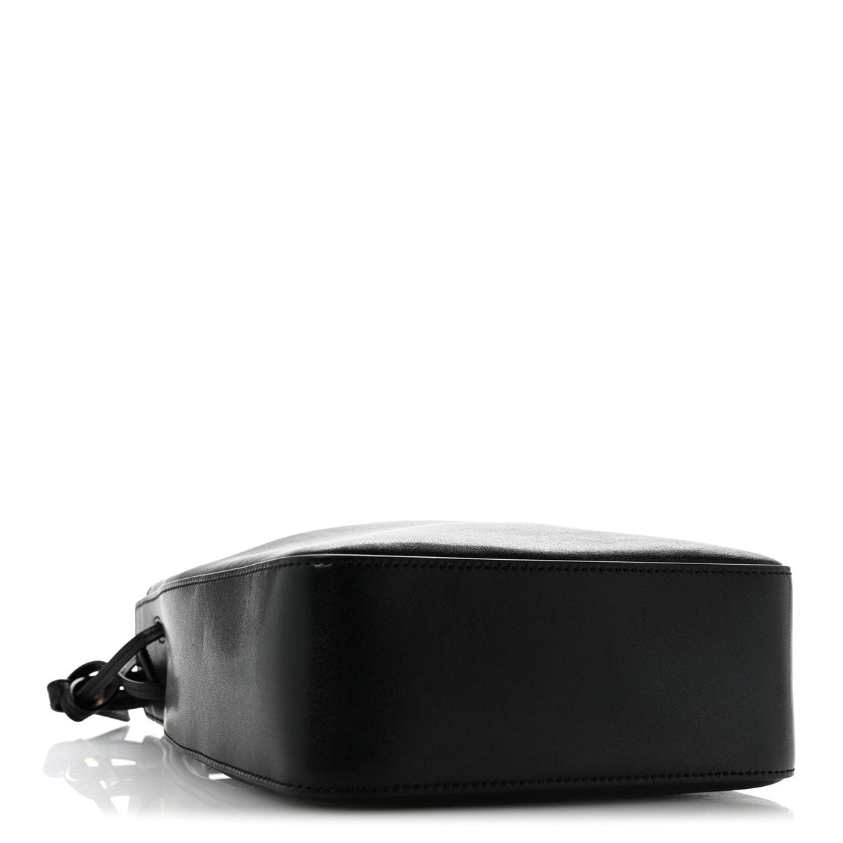 Small Calfskin Bucket Bag - Black