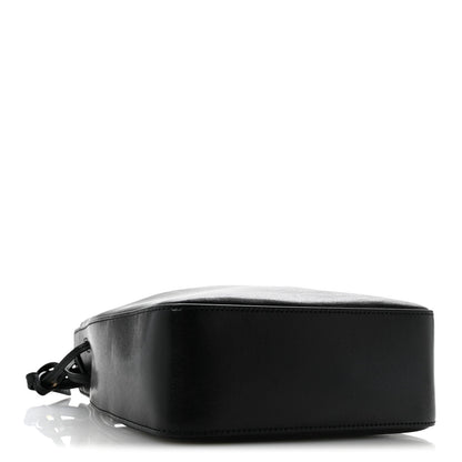 Small Calfskin Bucket Bag - Black