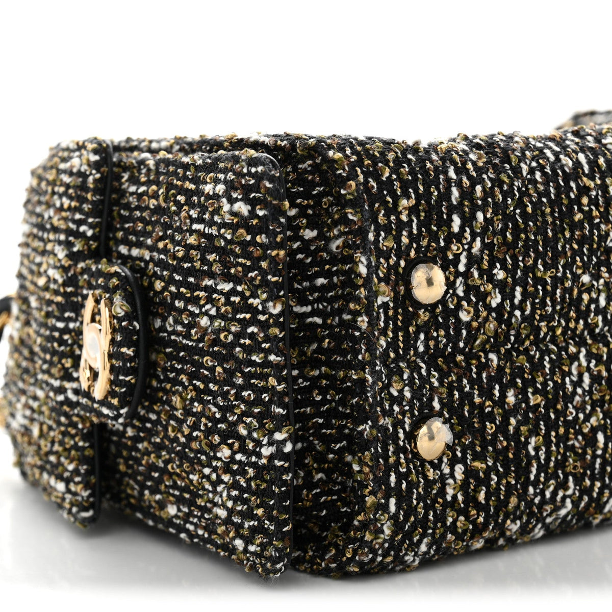 Mini Quilted Handbag - Black