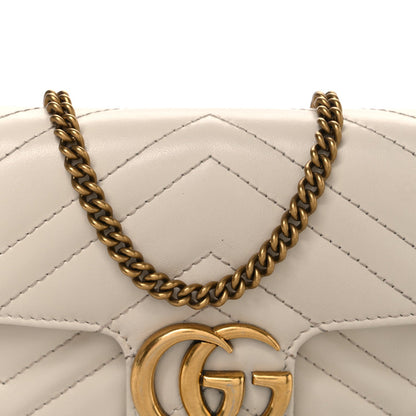 Mini Calfskin Shoulder Bag - White