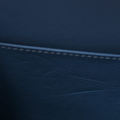 Medium Quilted Flap Shoulder Bag - Light Blue