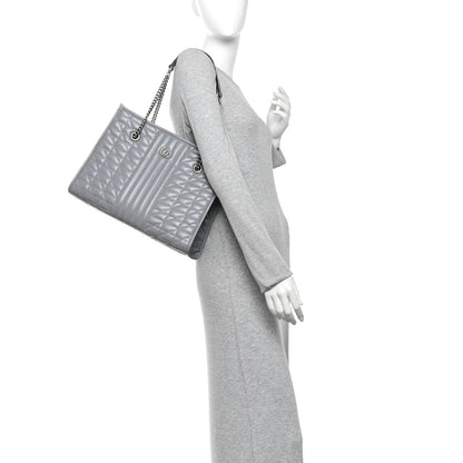 Medium Calfskin Tote Bag - Grey