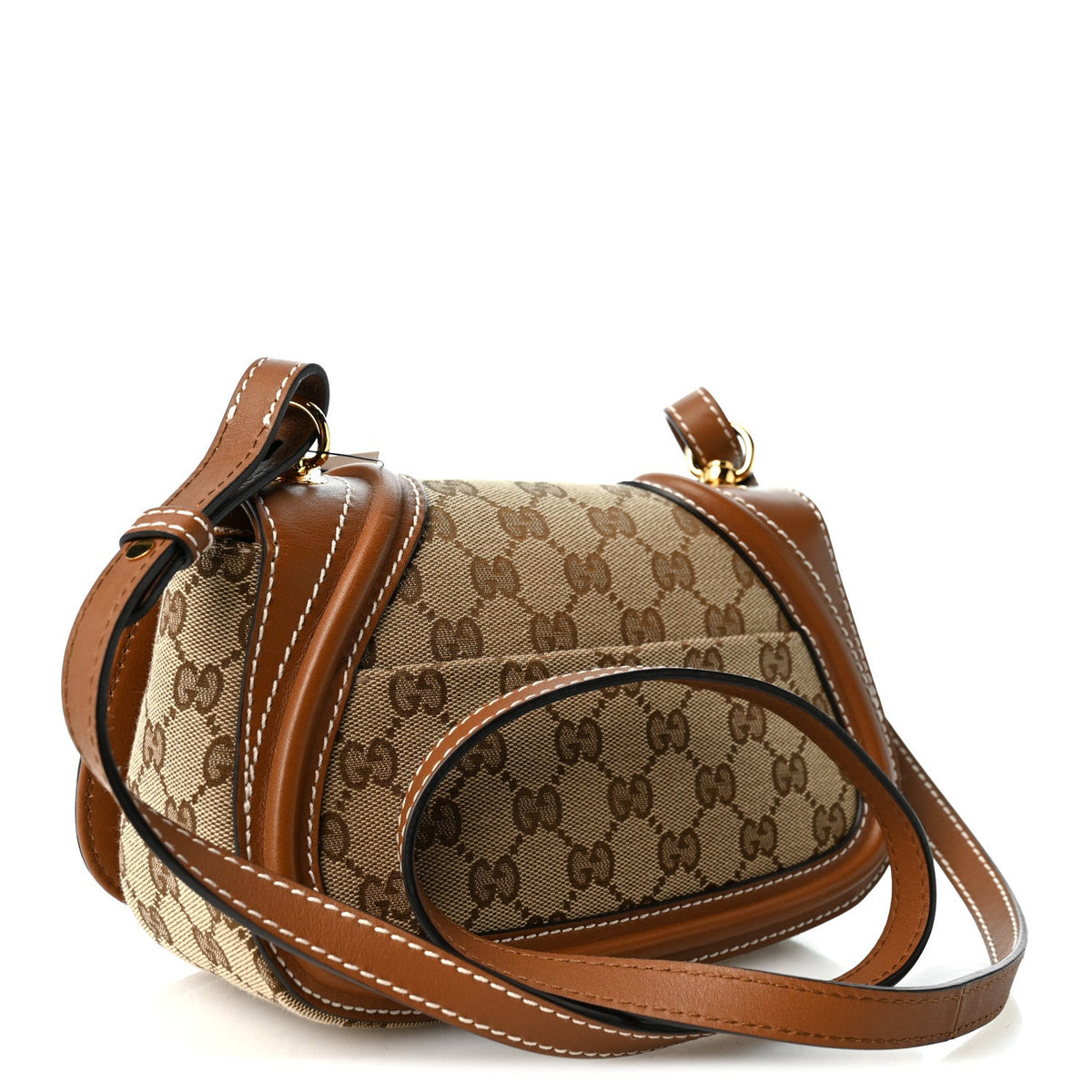 Small Calfskin Shoulder Bag - Beige