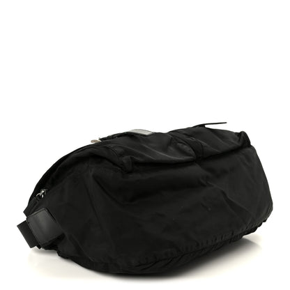 Nylon Shoulder Bag - Black