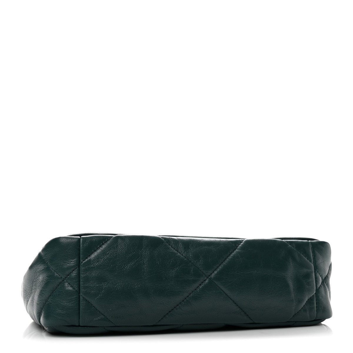 Medium Quilted Goatskin Flap Shoulder Bag - Blue
