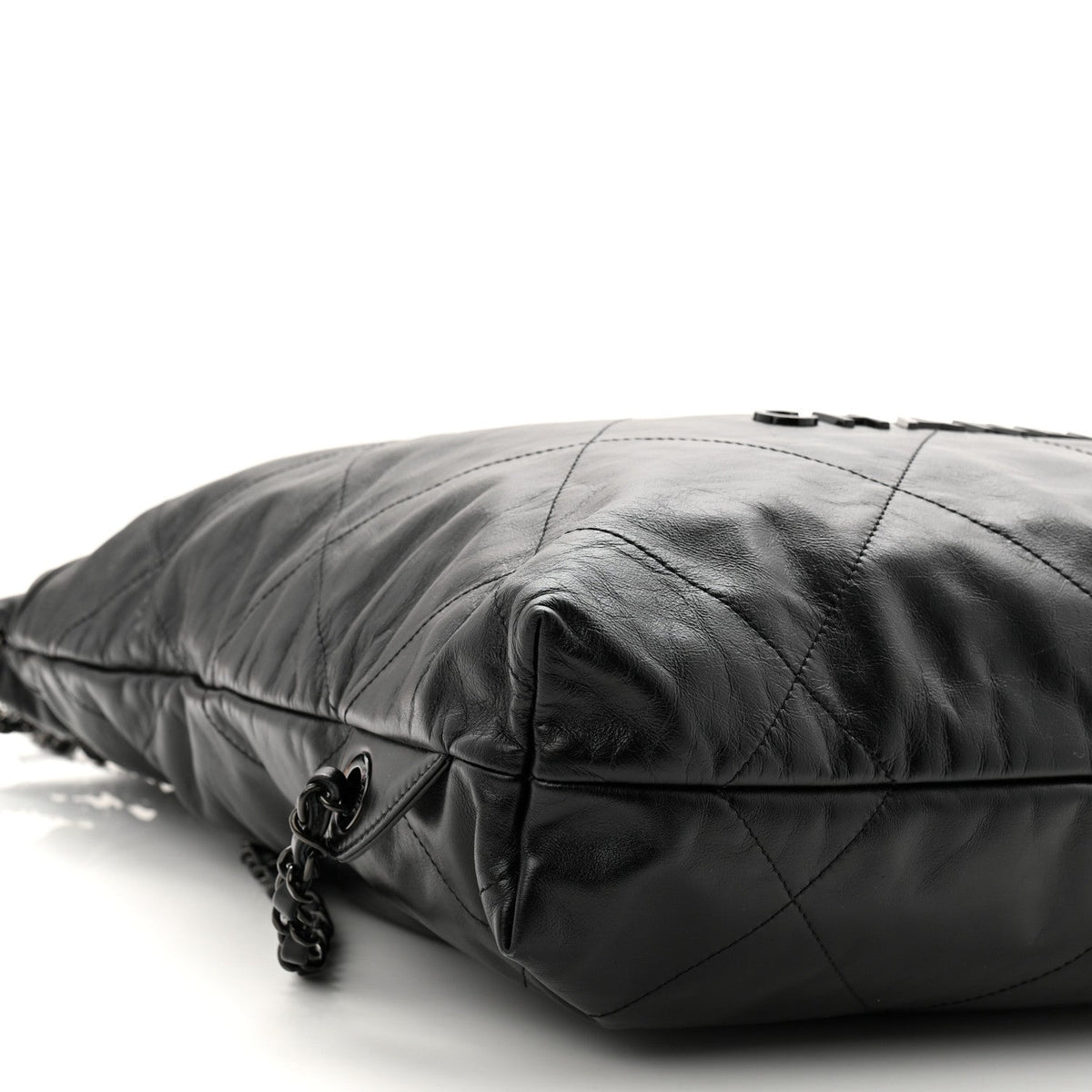 Quilted Calfskin Backpack - Black