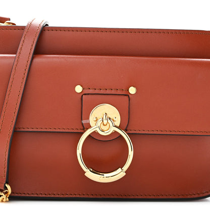 Mini Calfskin Crossbody Bag - Brown
