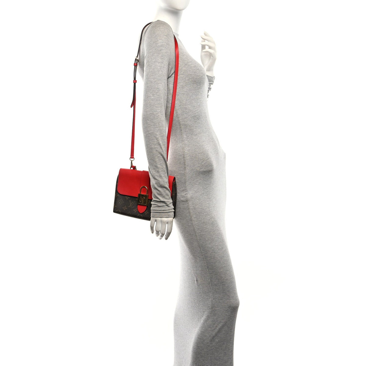 Monogram Locky Bb Coquelicot Handbag