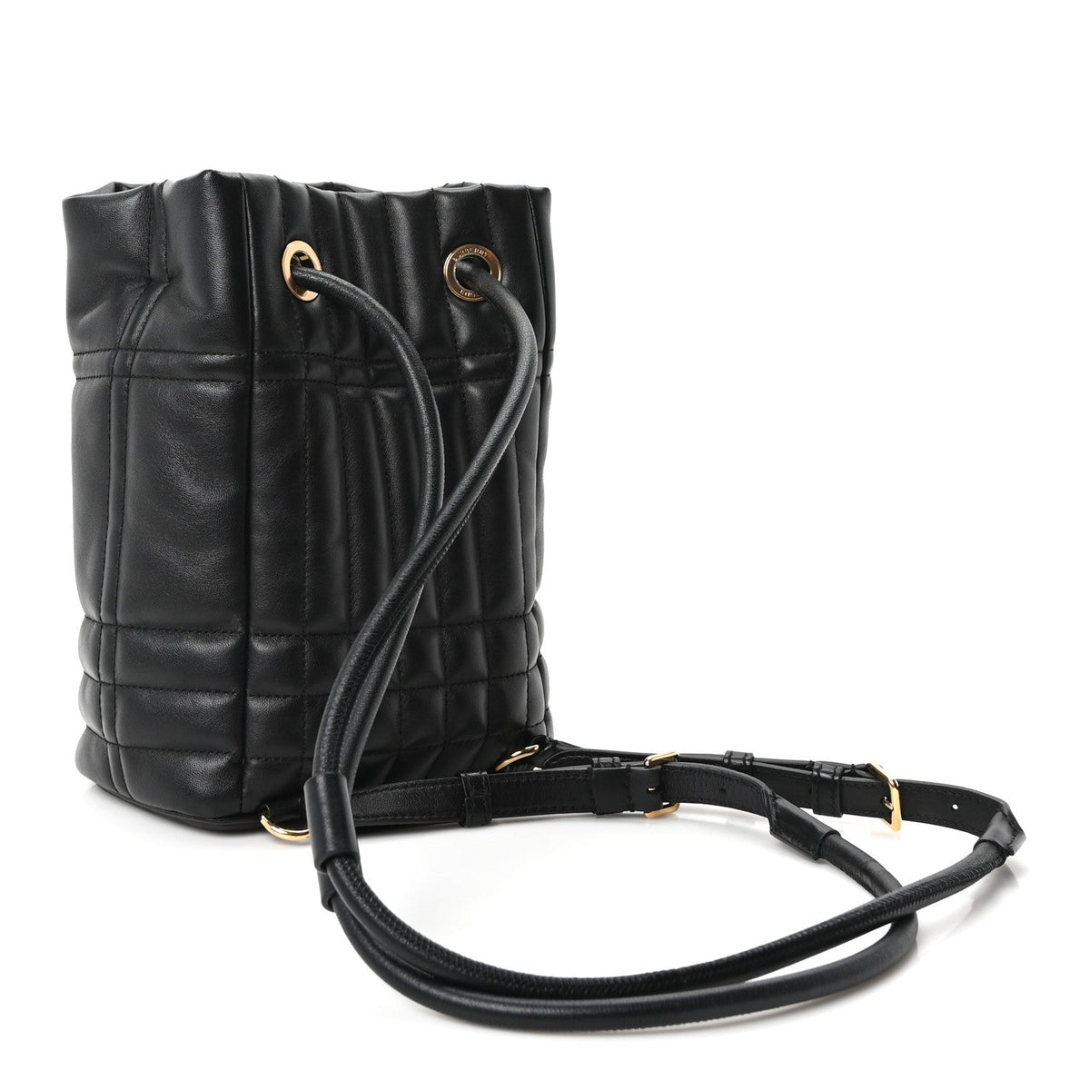 Mini Quilted Lambskin Backpack - Black