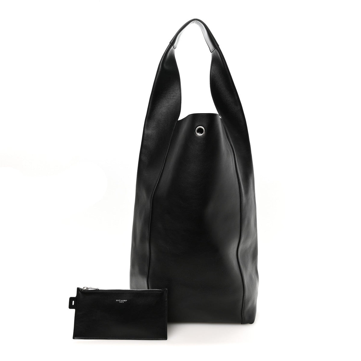 Large Calfskin Hobo Bag - Tan