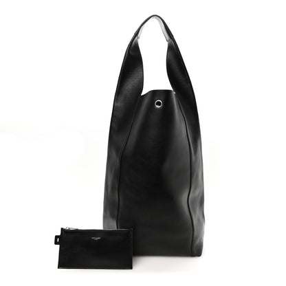 Large Calfskin Hobo Bag - Tan