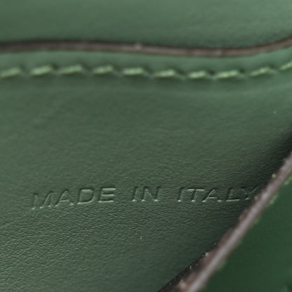 Calfskin Satchel Bag - Green