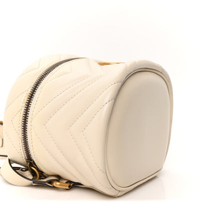 Mini Calfskin Backpack - White