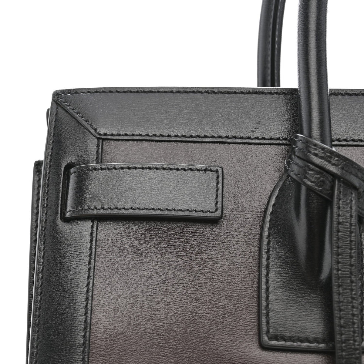Small Calfskin Handbag - Black