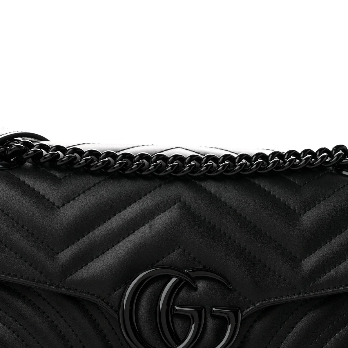 Small Calfskin Shoulder Bag - Black