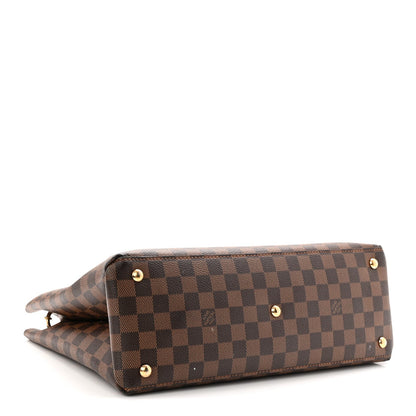 Damier Ebene Lv Riverside Lie De Vin Handbag