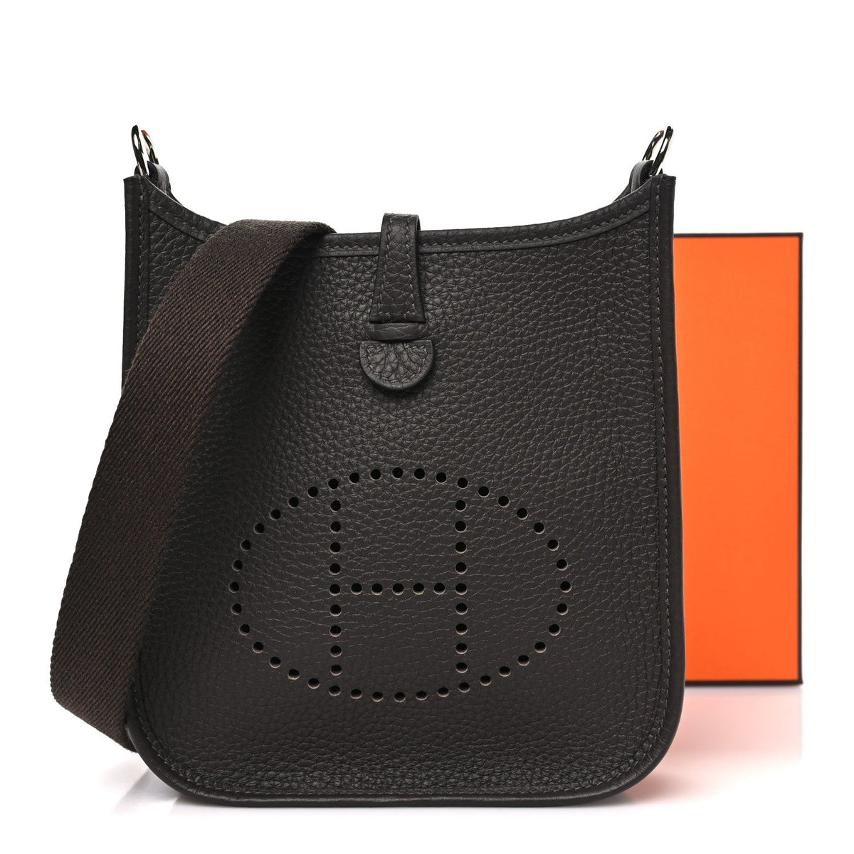 Taurillon Clemence Evelyne Tpm Ebene Handbag