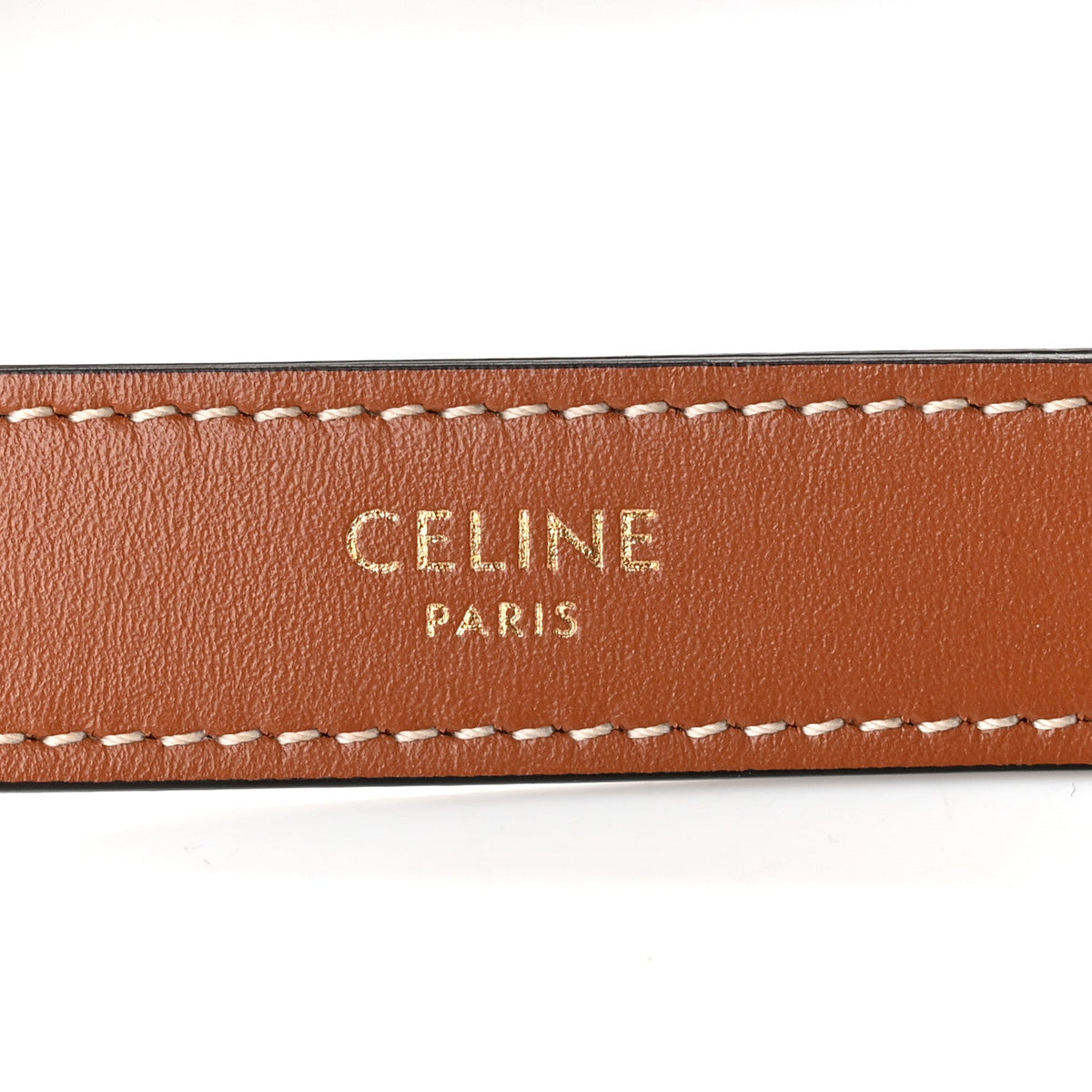 Calfskin Canvas Shoulder Bag - Tan