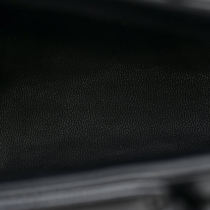 Calfskin Handbag - Black