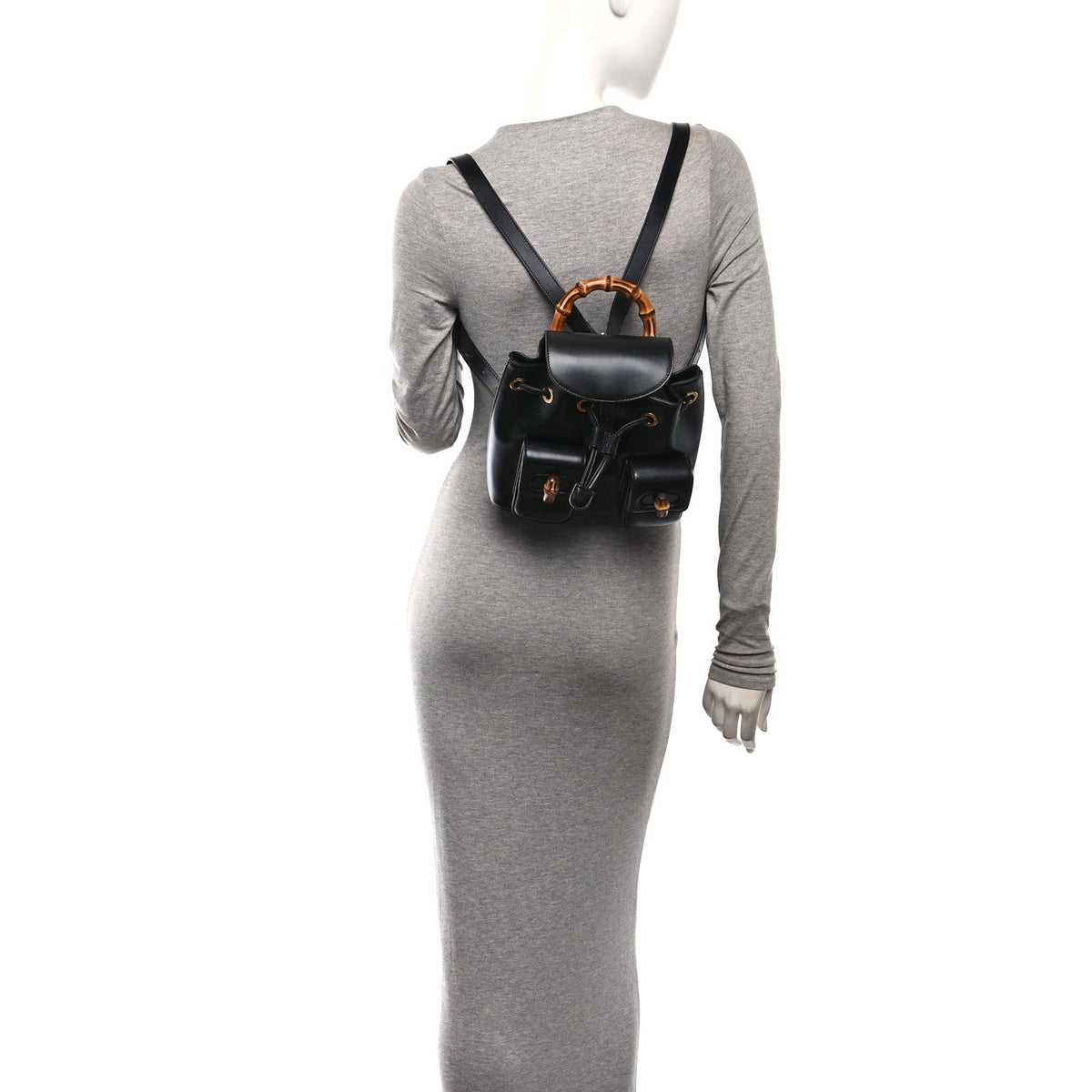 Calfskin Backpack - Black