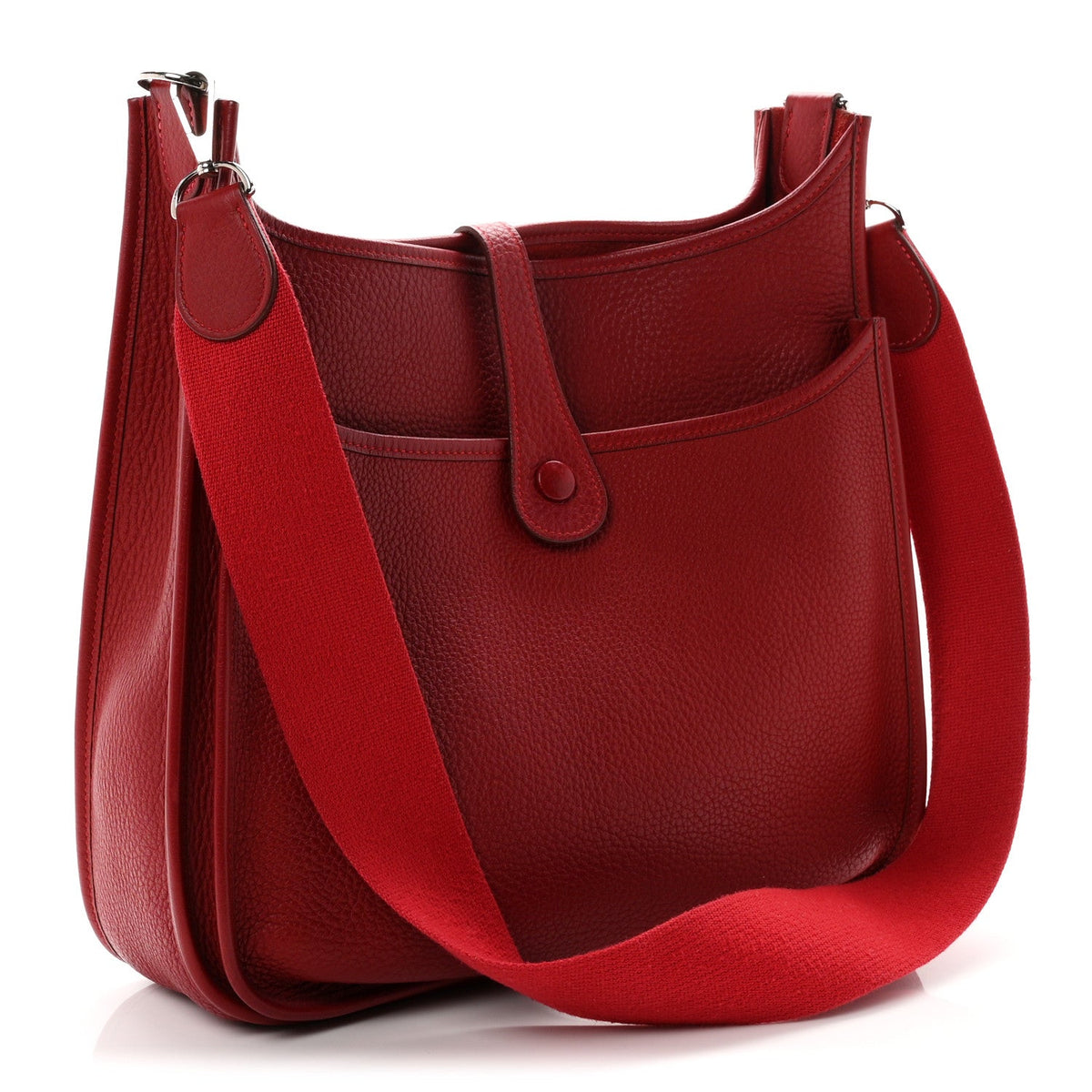 Taurillon Clemence Evelyne Ii Pm Rouge G Handbag