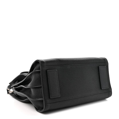 Small Calfskin Handbag - Black