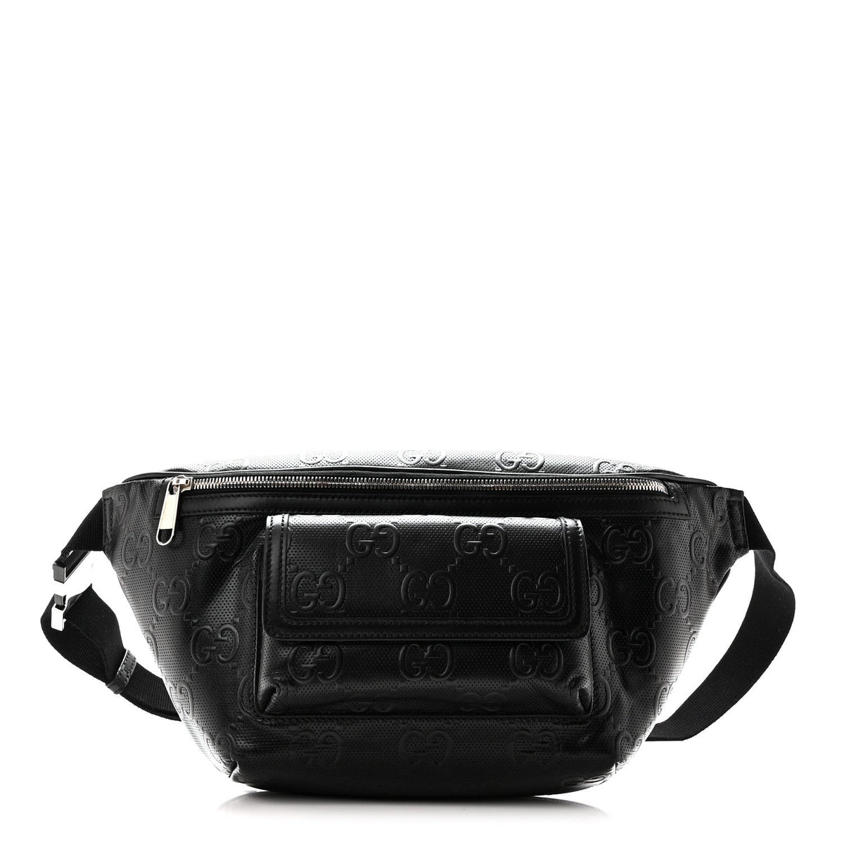 Calfskin Belt Bag - Black