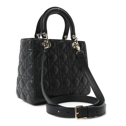 Medium Calfskin Handbag - Black