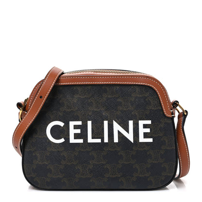 Small Canvas Crossbody Bag - Tan