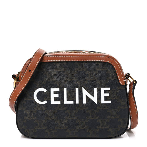 Small Canvas Crossbody Bag - Tan