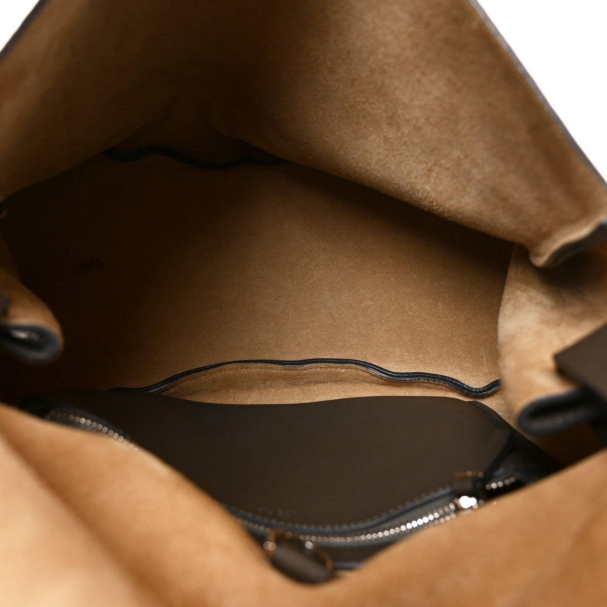 Small Calfskin Handbag - Grey